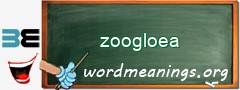 WordMeaning blackboard for zoogloea